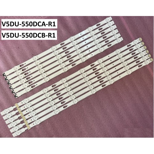 SAMSUNG UE55JU6470 Led bar, V5DU-550DCA-R1, V5DU-550DCB-R1, BN96-39660A, BN96-39659A, Tv ledleri