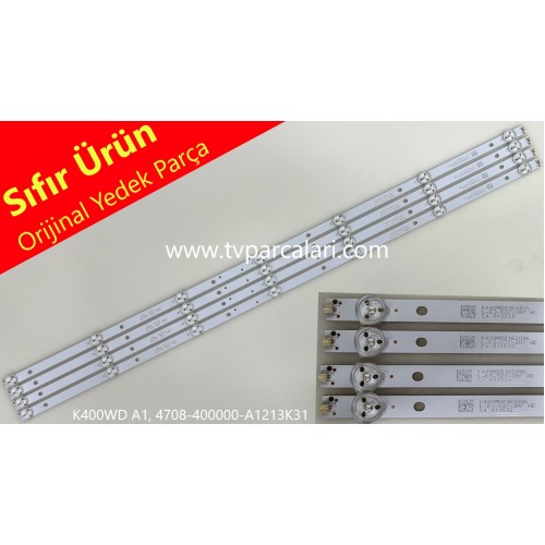 PREMIER PR40L85 Led bar, PHILIPS 40PFF3250-T3 Led bar, 4708-400000-A1213K31, K400WD A1, K400WD8, PREMIER PR40L85, PHILIPS 40PFF3250-T3, Sıfır Tv Led bar