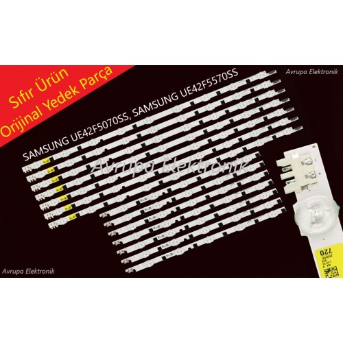 SAMSUNG UE42F570SS Led bar, T420HVF05.0, HF420BGA-B1, CY-HF420BGAV1H, Tv Ledleri