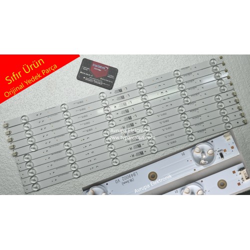 PREMIER PR50W5, PREMIER PR50W6, LB49002 V0, 49D1000/C1000, LB-C490F13-E2-L-G1-LD1-SİChuan, Led bar, Tv panel ledleri