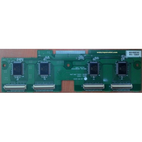 6870QFE003C, LGE PDP 020121, 42SD3, 42SD3_YDRV_BTM, 42SD3-YDB, PLAZMA TV BUFFER BOARD, LG MZ-42PZ14